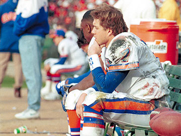 19 miles from Berkeley, a bad day for John Elway at Candlestick